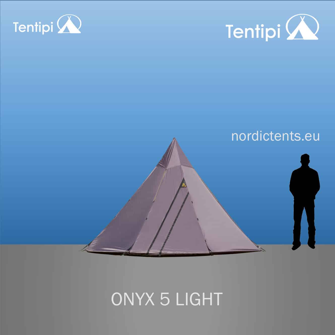 Mappe London Opdatering Tentipi Onyx 5 Light - Nordic Tents Flagship Store