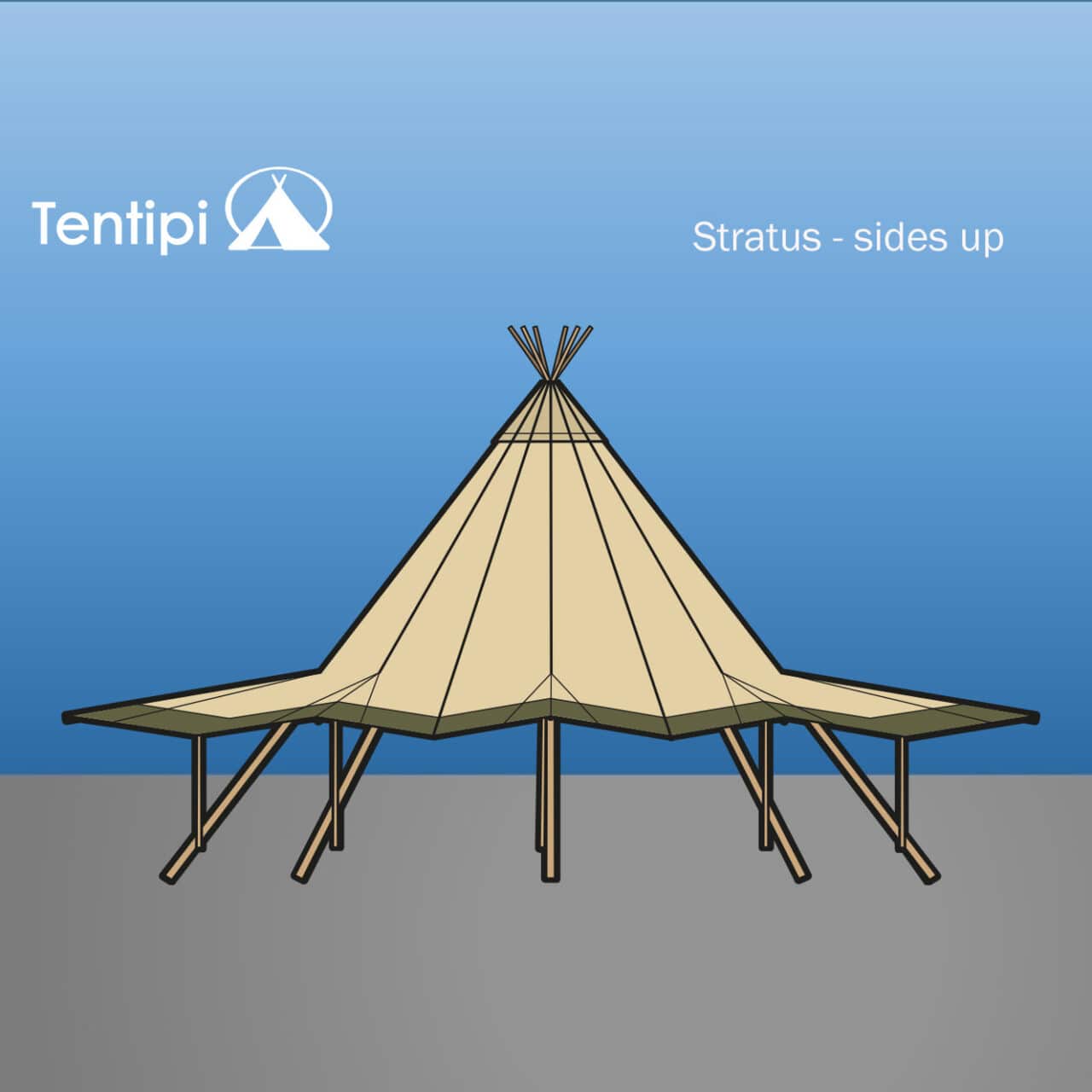 Tentipi Stratus Pro Door Nordic Tents Flagship Store